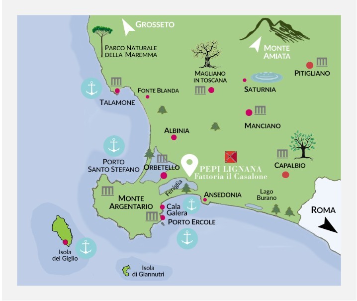 Pepi Lignana Map